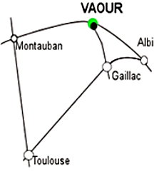 Carte Vaour